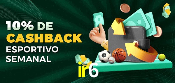 10% de bônus de cashback na ir6